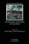 ANOTACIONES A LA POESIA DE GARCILASO