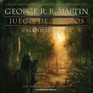 CALENDARIO 2013 JUEGO DE TRONOS