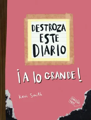 DESTROZA ESTE DIARIO. A LO GRANDE - NARANJA FLÚOR