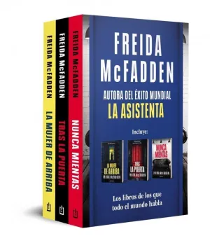 PACK FREIDA MCFADDEN (LA MUJER DE ARRIBA  TRAS LA PUERTA  NUNCA MIENTAS)