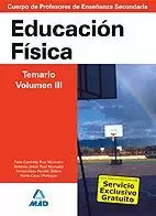 SECUNDARIA EDUCACIÓN FÍSICA TEMARIO VOLUMEN III