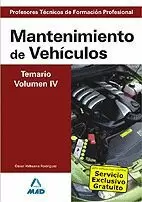 FORMACIÓN PROFESIONAL. MANTENIMIENTO DE VEHÍCULOS TEMARIO IV
