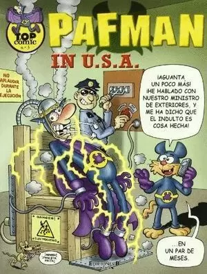 PAFMAN EN USA - TOP COMIC PAFMAN Nº 3