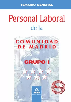 PERSONAL LABORAL COMUNIDAD MADRID GRUPO 1 TEMARIO GENERAL