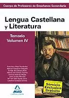 TEMARIO VOL.IV LENGUA CASTELLANA Y LITERATURA
