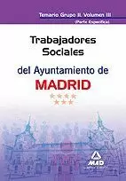 TRABAJADORES SOCIALES TEMARIO II VOLUMEN III PARTE ESPECIFICA