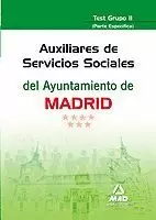 AUXILIARES SERVICIOS SOCIALES AYUNTAMIENTO DE MADRID TEST GRUPO II