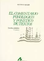 EL COMENTARIO FONOLÓGICO Y FONÉTICO DE TEXTOS