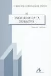 COMENTARIO DE TEXTOS INFORMATIVOS