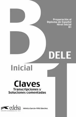 CLAVES PREPARACIÓN DELE B1 (EDICIÓN 2013)