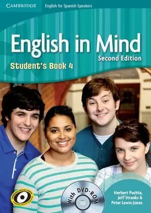 ENGLISH IN MIND 4 SPANISH SPEAKERS STUDENTS BOOK + DVD
