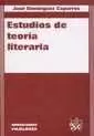 ESTUDIOS DE TEORÍA LITERARIA