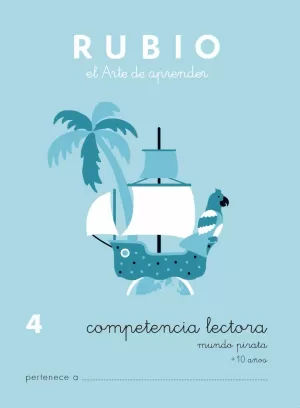 COMPETENCIA LECTORA 4. MUNDO PIRATA. RUBIO