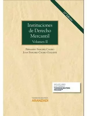 INSTITUCIONES DE DERECHO MERCANTIL. VOLUMEN II (PAPEL + E-BOOK)