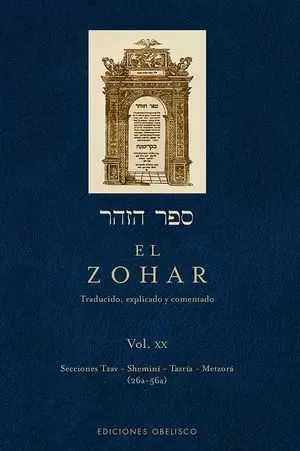 EL ZOHAR XX. SECCIONES TZAV-SHEMINÍ-TAZRÍA-METZORÁ