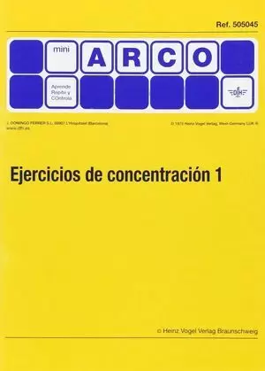 EJERCICIOS DE CONCENTRACIÓN 1