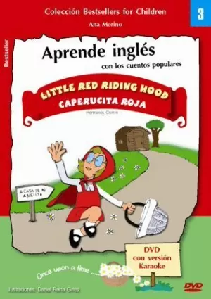 LITTLE RED RIDING HOOD - CAPERUCITA ROJA.  LIBRO + DVD