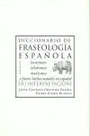 DICCIONARIO DE FRASEOLOGIA ESPAÑOLA