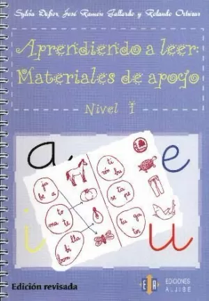 APRENDIENDO A LEER - MATERIALES DE APOYO - NIVEL 1
