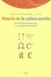 HISTORIA DE LA CULTURA ESCRITA