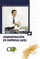 TEMARIO VOL. I ADMINISTRACION EMPRESAS ADE PROFESORES ESO 2008