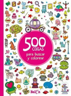 500 COSAS PARA BUSCAR Y COLOREAR-ROJO