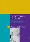 ESCRITURAS ÚLTIMAS