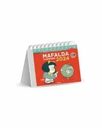 CALENDARIO MAFALDA 2024 ROJO ESCRITORIO
