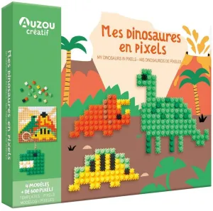 MIS DINOSAURIOS DE PIXELES. AUZOU