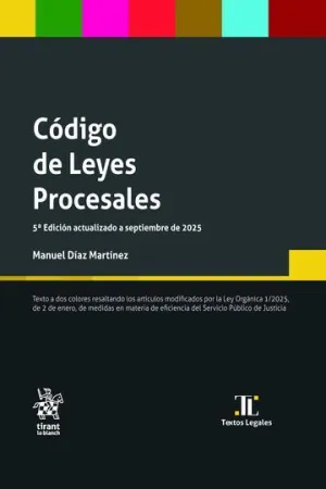 CODIGO DE LEYES PROCESALES 5ª EDICION