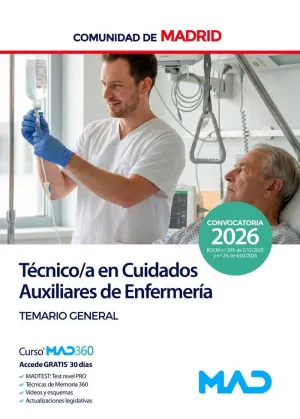 TÉCNICO/A EN CUIDADOS AUXILIARES ENFERMERIA TEMARIO GENERAL