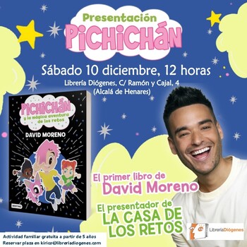 Encuentro con David Moreno, que presentarán su libro infantil 