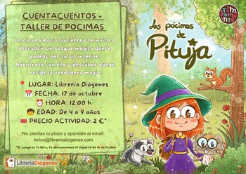 Cuentacuentos y taller de pócimas 
